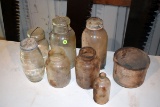 4 Glass Fruit Jars