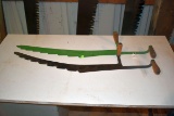 2 Wooden Handle Hay Knives