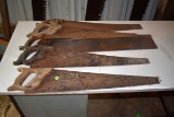 5 Small Wooden Hand Saws