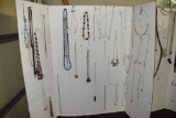 Large Assortment Of Costume Jewelry Necklaces