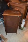 Oak Record Cabinet
