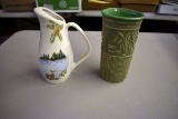 Red Wing July 2000 Convention Collector Water Pitcher and Red Wing 2004 Convention Collector Vase