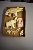Stone Carved Animals