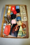 Assortment of sewing items