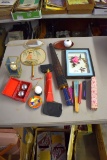 Oriental Fans, Japan ash trays, decorative items