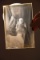 Glass Negative of Hooded Mom With Baby