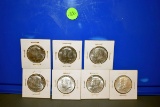 Kennedy Half Dollars 1966, 1967,