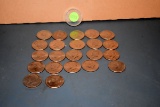 Assorted Kennedy Half Dollars 1971,73, Bicentennial, 77, & 79  22 Coins,