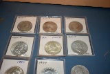 Franklin Half Dollars 1948D, 1949D, 1949S, 1950D, 1950D, 1951D, 1951, 1954, 1960  9 Coins, selling 9