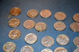 60 Buffalo Nickels Assortment from 1920s & 30s, selling 60x$