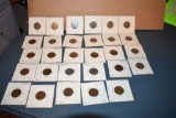 Assortment Of 1930s, 1940s Lincoln Pennies  29 Coins