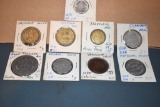 Hayfield, Claremont, Good Thunder, Matawan,& Hanska Tokens