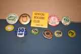 1938 Kenyon Corn Show Button, 1955 Chauffeur's Badge, 1949 Kenyon Centennial Button, Other Souvenir