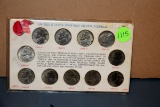 United States Wartime Silver Nickels 1942-45 Jefferson Nickels