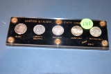 United States Type Dime Set Includes 1834 Bust, 1889 Liberty Seated, 1916 Barber, 1945 Mercury, 1963