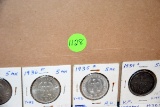 16 German 5 MK Coins 1935-39, .500 Silver, selling 16x$