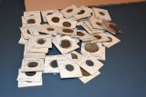 Approx 70 Foreign Coins, Half Cent, 5 Cent, 10 Cent, From Peru, Germany, Netherlands, Norway (asst y