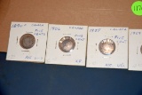 1890, 1906, 1907, 1909, 1911 & 1920 Canadian Five Cents, 6 Coins