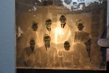 Glass Negative of Large Family Photo, Andrew & Marit Svien