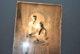 Glass Negatives Of Couple, Couple With Baby, Family & Baby