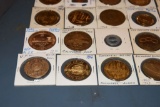 25 Assorted Tokens  VFW, World's Fair, Masonic, 1847 Hawaii