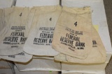 15 Cloth Bank Bags Federal Reserve Bank Minneapolis MN