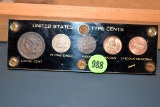 United State Type Cents Large Cent, Flying Eagle, Indian, Lincoln, Lincoln Memorial