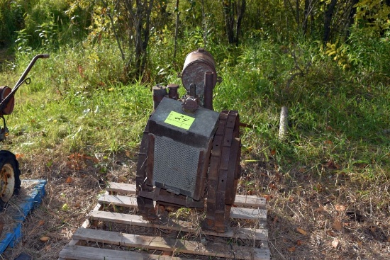 Bellman garden tractor, walk behind, steel wheels, made in mpls