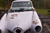 1947 Studebaker Bullet Nose gray, good body, with Chevy V8 engine, no title