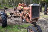 Farmall A wide front, rear weights, missing hood