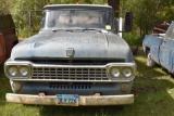 1958 Ford F350 solid cab, good glass, good grill, titled