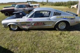 1968 Ford Mustang Fastback pro street drag car, 460 cu in v8, bmn shifter auto, roll cage, rjs seat,
