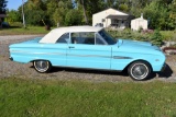1963 Ford Falcon convertible, 260 v8 engine, auto, robin egg blue with matching interor