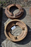 2 Cockshutt Rear Wheel Weights