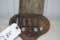 Cast Iron Seat, Unmarked, 8.5
