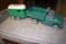 Nylint Dump Truck With Livestock Trailer