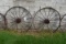 Pair Of Matching Steel Wheels