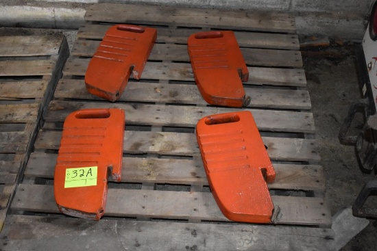 (4) Allis Chalmers Suit Case Weights, selling 4x$