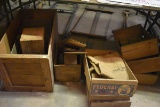 Large Assortment Of Wooden Boxes