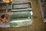 Pair Of John Deere Suitcase Weight Brackets For Implements