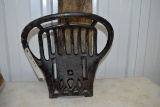 Cast Iron Seat, Unmarked, 14