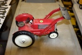 Steel Wheeled Tractor With Loader, repainted