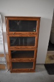 4 Shelf Pressed Wood Lawyers Bookcase, 61