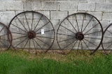 Pair Of Matching Steel Wheels
