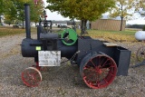 Custom Built Quarter Scale Case Steam Tractor, Briggs & Stratton 3hp, Steel Wheels