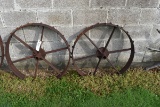 Pair Of Steel Wheels