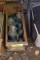 Glass Insulators & Wooden Box