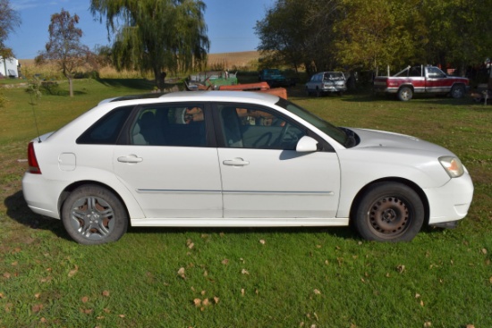 2006 Chevy Malibu LT Maxx, 4 Door, Auto, 3500 V6, Cloth, Power, AM/FM CD, 243,278 Miles, Runs And Dr