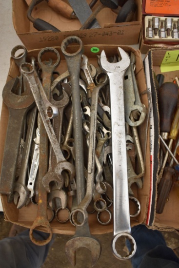Large Assortment Of Wrenches With One Snap-On, 1 1/4"