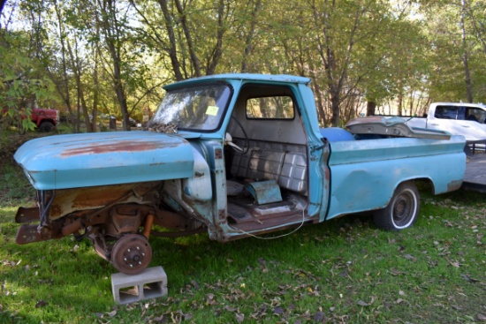 1964 Chevy PickUp, Reg Cab, Long Box, InLine 6 Cylinder, Auto, Project Truck, Missing Some Parts,